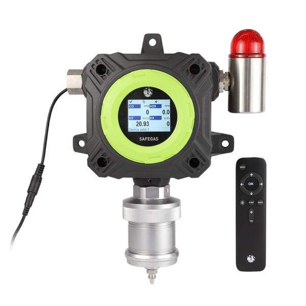 Cheap Pump-Type HCL Detector Wall Mounted Continuous Monitoring High Accuracy Color Screen Display Remote Control Operation for sale