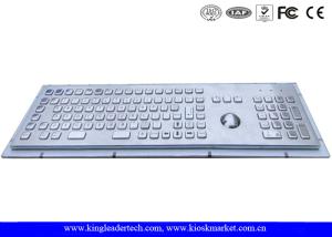 103 Keys Trackball Rugged Metal Keyboard With Number Keys Function Keys