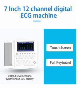 Six Channel ECG Machine with Single / Multiple Leads & Internal / External Data Storage