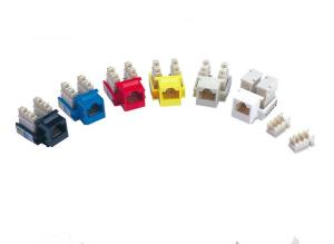 Best Cat5e Toolless Keystone Jack UTP Rj45 Punch Down Jack Color Customized wholesale