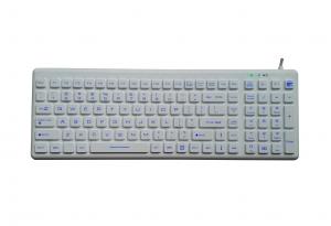 Best Waterproof USB magfix medical silicone keyboard with power key and customs logo wholesale