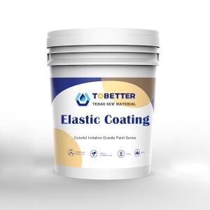 Best Functional Rubber Elastic Coatings Pure Elastomeric Flexible Paint Elastic Base Coat wholesale