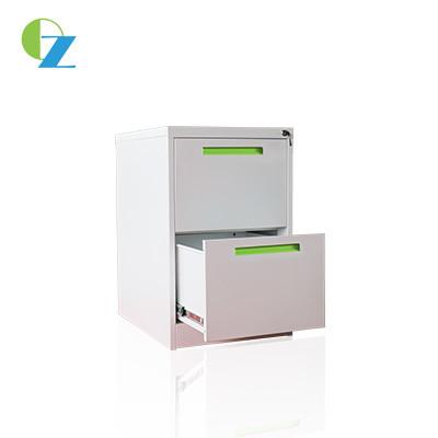 Cheap KD Structure 1.0mm RAL Two Drawer File Cabinet for sale