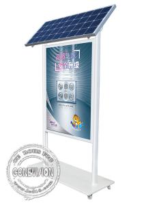 China Double Side LED Light Box Outdoor Advertising Display Kiosk With Battery on sale