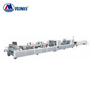 RINO High Speed Folding And Gluing Machine , Paper Folder Gluer Machine