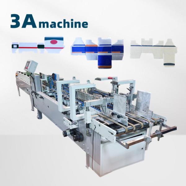 Cheap PLC Control Automatic Box Folding And Gluing Machine 380V Zh700d for sale