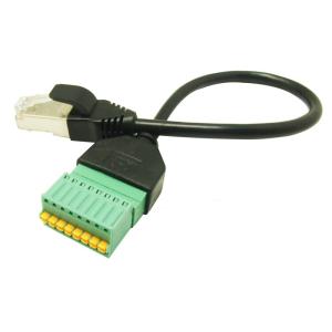 Best RJ45-8pins to Ethernet-LAN-Wired-Network-Adapter Cable pin space 2.5mm wholesale