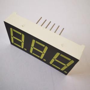 Common Anode Ultra Bright White Grey Surface 7 Segment 3digit 14.2mm LED Display for Temperature Controller