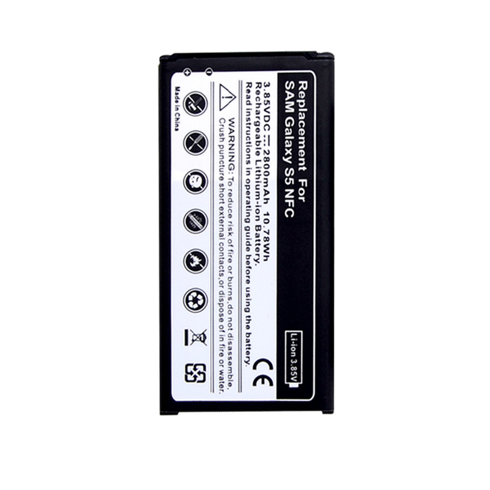S5 Samsung Phone Battery Replacement 100% Pure Cobalt 2800mAh Capacity 3.85v