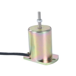 China 20mm 25mm Stroke 12V 24V DC Push Type Tubular Solenoid on sale