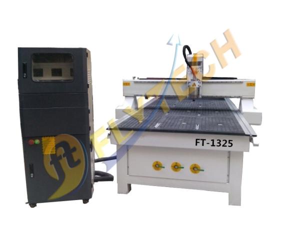 Cheap 1325 3D woodworking cnc router with vaccum table and T-slot table Ncstudio control for sale
