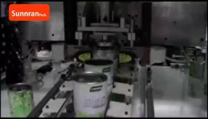 Small Round Tin Can Making Machine 35CPM Automatic For 1L Paint Can