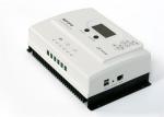 White Color Off Grid Solar Charge Controller With High Definition LCD Display