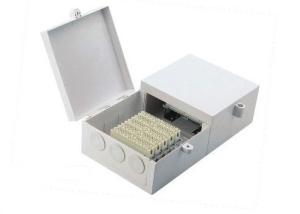 China Fire Resistant Weatherproof DB Box , Back Mount  100 Pair ABS Distribution Box on sale