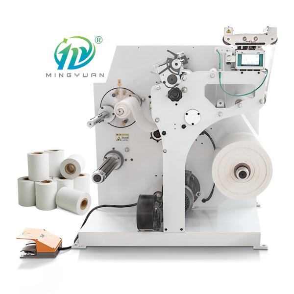Cheap Vertical Circular Knife Small Slitting And Rewinding Machine High Speed for sale