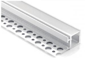 Best 23*20mm Aluminium Gypsum Plaster Trimless Recessed LED Linear Profile wholesale