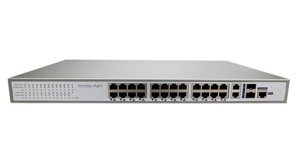 Cheap High Performance PoE Ethernet Switch , 10 / 100M 800W 24 Port Managed Switch for sale