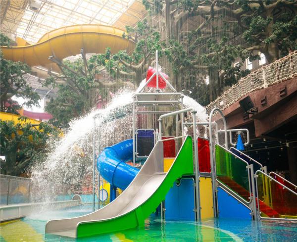 Cheap Fiberglass Thickness Swimming Pool with Slides Steel Supporting Galvanized Carbon Steel for sale