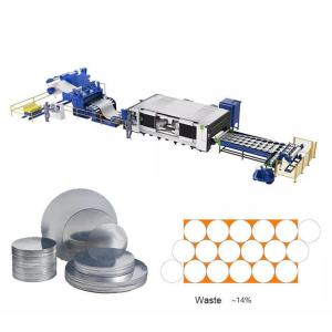 Zigzag Automatic Stainless Steel Coil Sheet Plate Punching Line Circle Blanking Auto Feeder