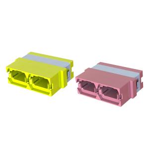China High Precision Duplex MPO Fiber Optic Adapter For Fiber Cable Connection Component on sale