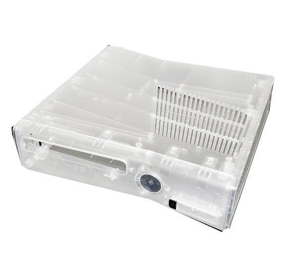 Cheap crysal Full Console Shell Modding Kit for Xbox 360 SLIM Console for sale