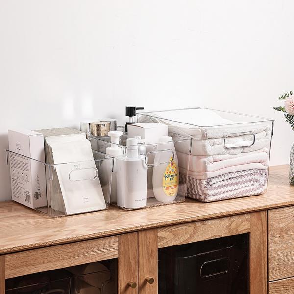 Cheap Online Shop Different Size and Transparent PET Plastic Organizer Storage Container on Sale for sale