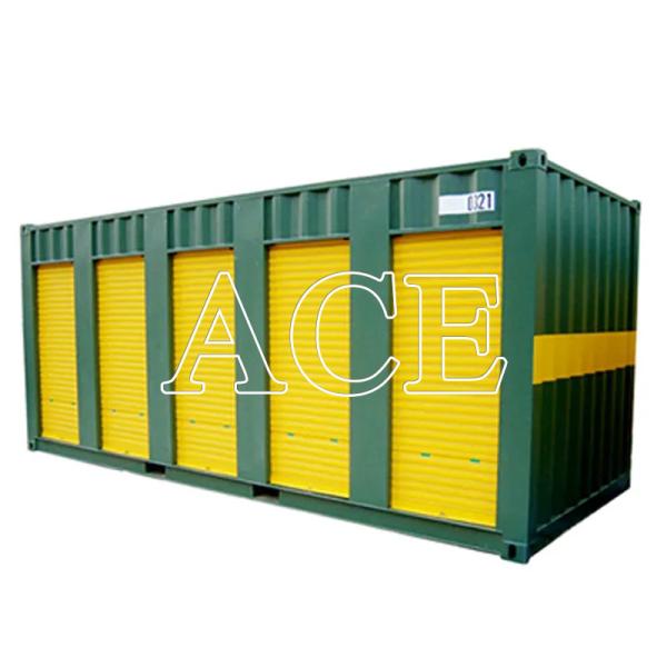 Cheap Secure Roller Shutter Side Door Open Pop Up Mobile Shipping 20ft Movable Portable Self Storage for Shipping Containers for sale