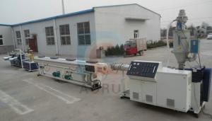 PE-RT / PPR Hot and Cold Plastic Pipe Single Screw Extruder , PPR Pipe Machinery