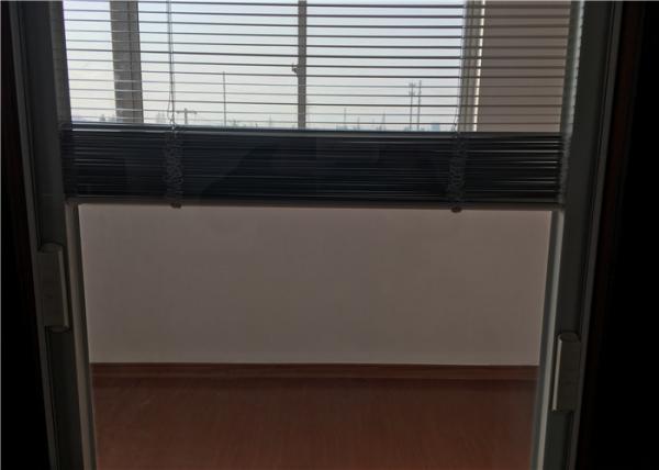 Cheap Acid Etched Hollow Glass With Blinds Thickness 25-30 Mm Aluminum Blinds for sale