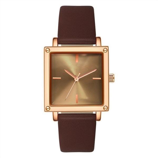 Cheap Leather / Mesh Strap Women Quartz Wrist Watch 30M Life Waterproof Square Non Scale Dial for sale