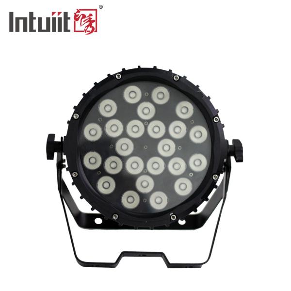 Cheap IP65 Waterproof Led Flat Par Light 24*3W Rgbw Stage LED DMX Par Light for sale