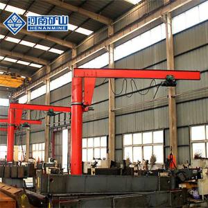 China Electric Hoist Pillar Mounted Jib Crane 3 Ton / 5 Ton Standing Floor Column Mounted on sale