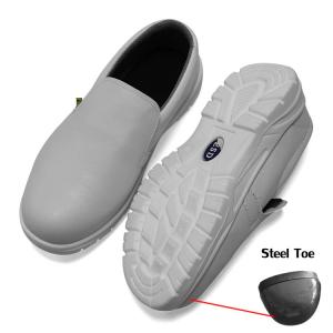 China Cleanroom ESD Antistatic White Steel Toe Breathable Safety Shoe ESD Anti-Static Shoes on sale