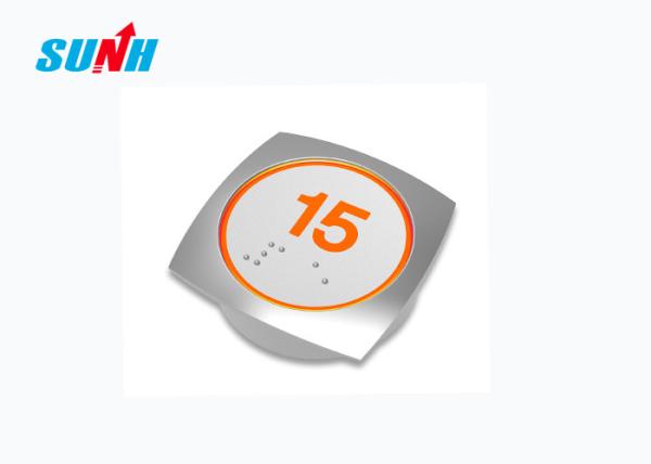 Cheap SUNH Elevator Push Button PC / ABS Material With 4 Lines Connection Port for sale