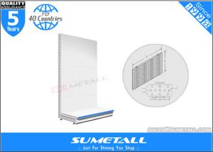 China Europe Style Single Side Shop Display Racks Shelving With Perforated Back Panel on sale