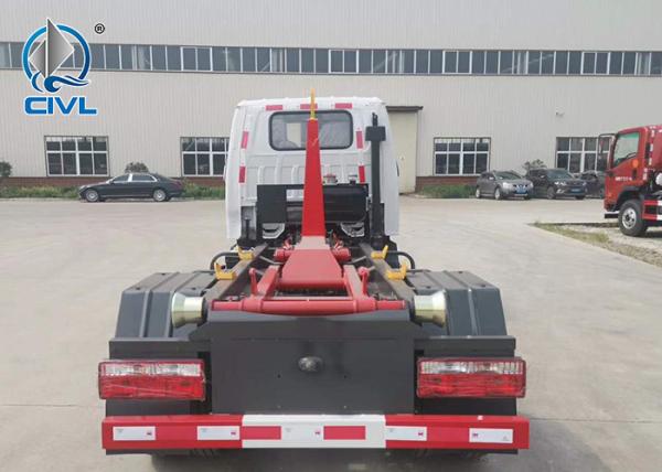 Cheap 4m3 Hook Arm Garbage Truck / Rubbish Car / Pull Arm Garbage Truck / Dustbin Lorry / Bin Wagon for sale