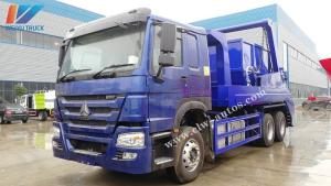 Bulk Order Sinotruk Howo Garbage Collection Truck 12cbm / 10Tons Swing Arm