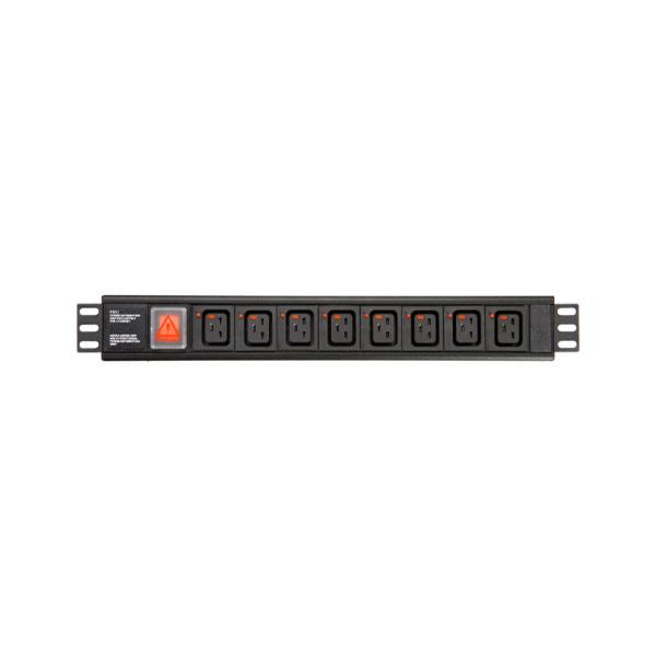 Cheap 8 Way IEC Type PDU Extension Socket With On/Off Switch for sale