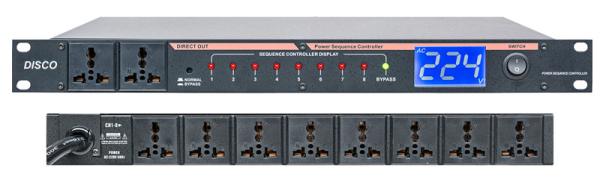 Cheap 8 Channel Audio Power Supply Sequencer Controller with Universal Socket for sale