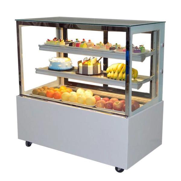 Cheap R404a Refrigerated Cake Display Cabinets With Danfoss Compressor for sale