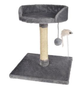 Wooden Cat Scratching Tree Durable , Platform Indoor Cat Tree Scratching Post