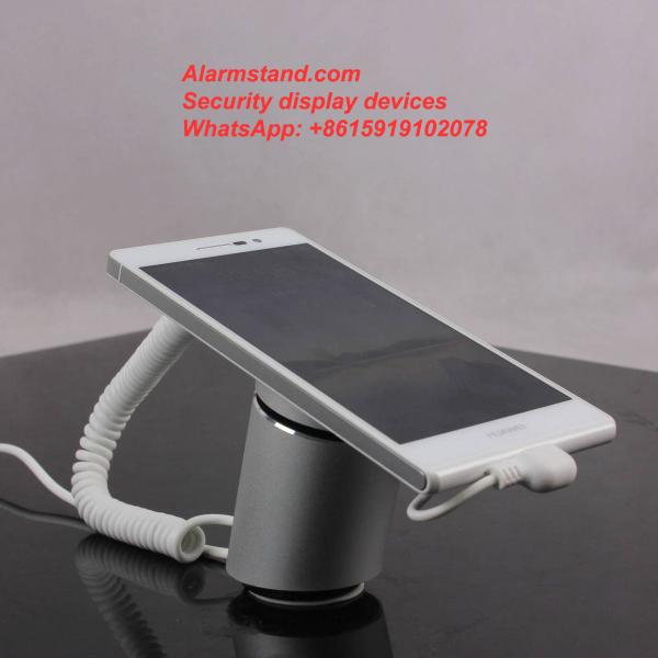 Cheap COMER Magnetic mobile phone security display stand with security alarm locking devices for sale