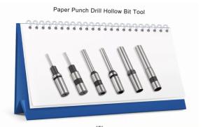 Best Hollow Paper Hole Drill Bit 9mm Diameter For Punching Machine OEM wholesale