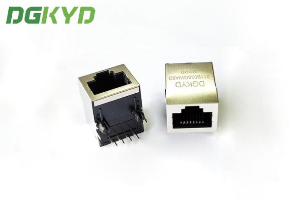Cheap DIP 1X1 Single Port TAB UP RJ45 Network Connector for sale