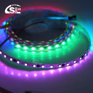 Best 12V WS2811 60Leds Magic Digital Multi Color 5050 Addressable RGB LED Strip Pixel Warm White IP20 Decor Controller wholesale