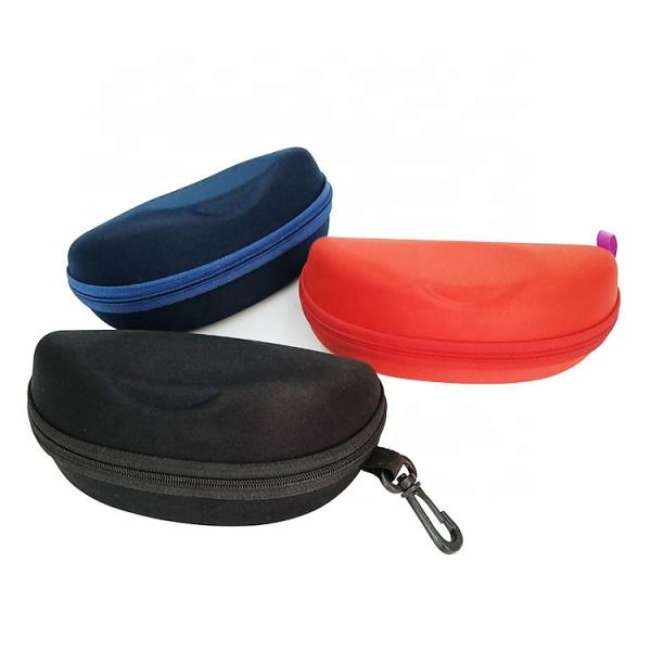 Cheap Lightweight EVA Zipper Sunglasses Case Custom Logo Scratch Resistant for sale