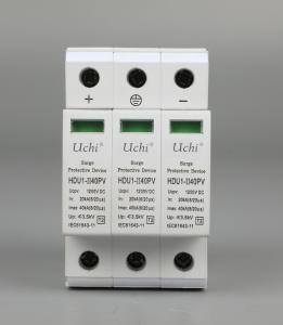 Un Nominal Working Voltage 1000V Surge Protector Breaker 35mm Slide Guide