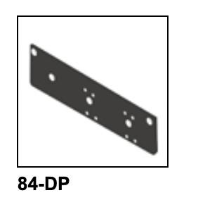 Lightweight Weatherproof Door Closer Door Hardware Drop Plate Regular Arm Mount