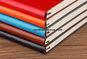 Cheap custom a5 hardcover pu leather notebook for office and school stationery