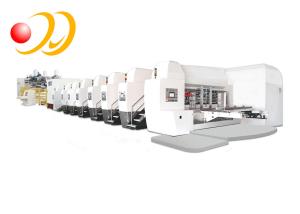 Best Servo Control Corrugated Box Machine Die Cutting In - Line Folding Gluing wholesale